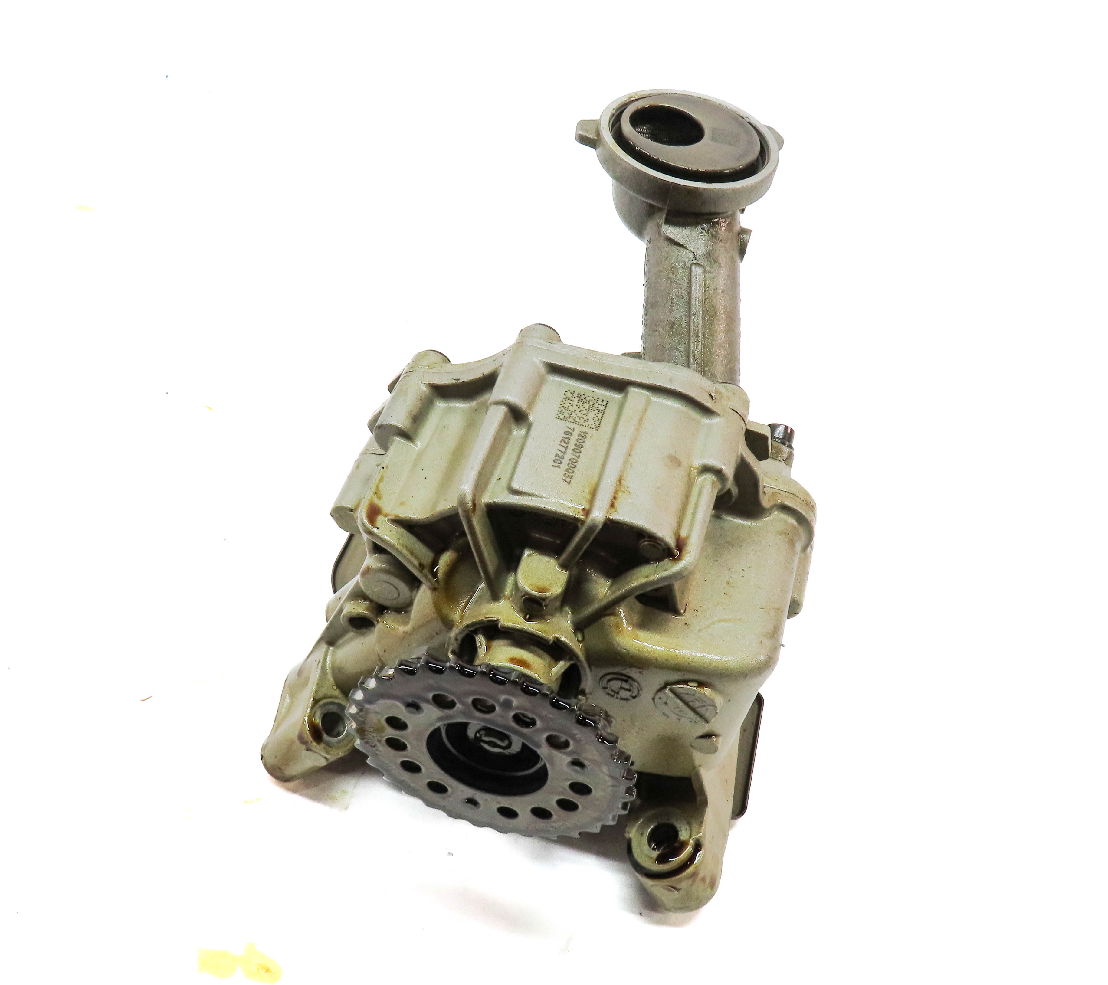 2013 BMW X5 (E70) 4.4L (N63) AWD ENGINE MOTOR OIL FLUID PUMP w/ PICK UP TUBE — exact item pictured